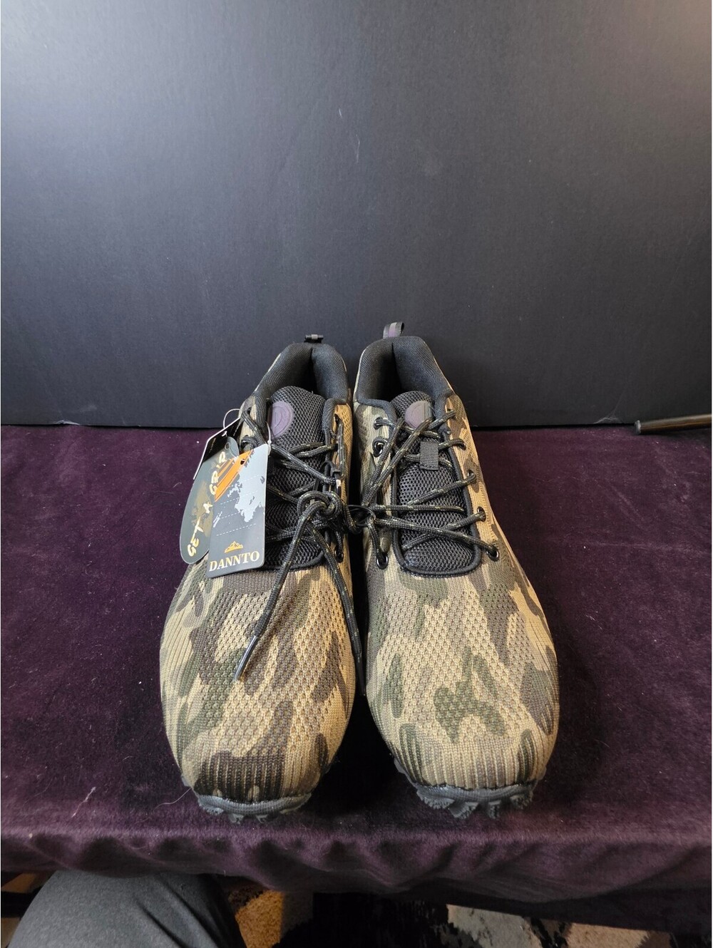 Dannyto Men's Camouflage Sport Hiking Shoes Size EU 45 11.5